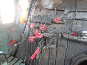 steam locomotive controls