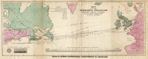 first atlantic telegraph cable route
