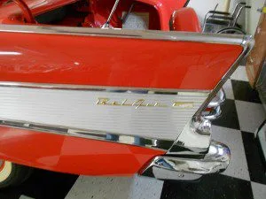 1957 chevrolet bel air tail fin