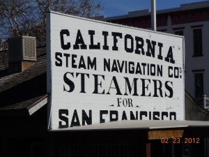 old town sacramento steamer service