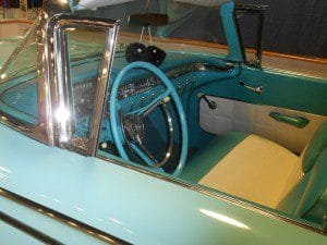 Edsel Corsair front seat and dashboard
