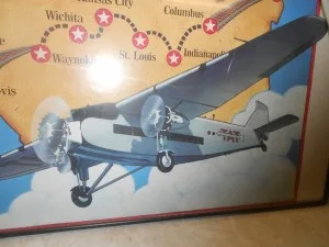 tat airlines transcontinental route map