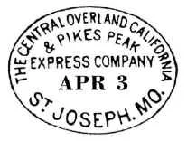 pony express postmark