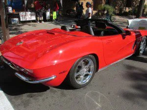 New cove work on side of 1962 Chevy Corvette