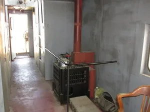 caboose Stove inside caboose