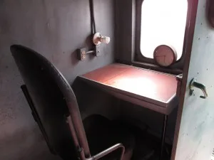 Caboose MKT Railroad caboose conductor desk
