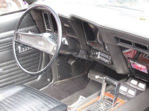 1969 chevy camaro dashboard