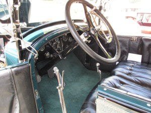 locomobile dashboard and interior