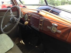 1939 ford interior